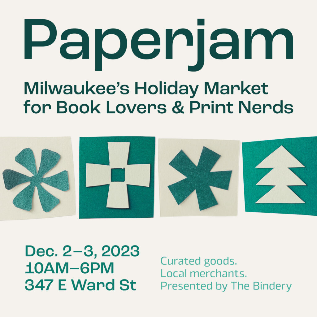 Special Event PAPERJAM IN PERSON at The Bindery Woodland Pattern